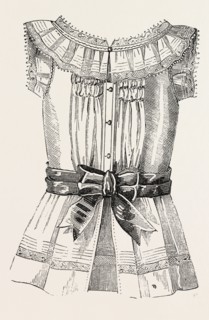 CHILD'S OVERALL PINAFORE, Back, 1882, FASHION