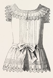 PINAFORE FOR GIRL OF THREE, 1882, FASHION