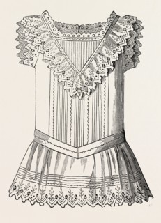 PINAFORE FOR GIRL OF THREE, Front, 1882, FASHION