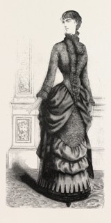 INDOOR TOILETTE Front, FASHION, ENGRAVING 1882