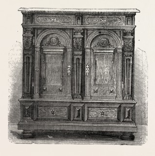 Cabinet for Plate, FURNITURE, ENGRAVING 1882