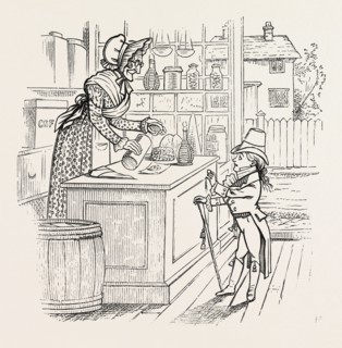 HANDY SPANDY, Jack-a-dandy, nursery rhymes and nursery riddles, ENGRAVING 1882