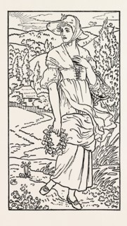 Early Morning. From Pan Pipes,  ENGRAVING 1882