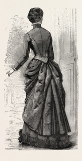 MORNING COSTUME Back, FASHION, ENGRAVING 1882