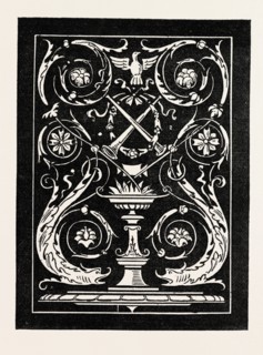 DESIGN FOR PANEL, ENGRAVING 1882