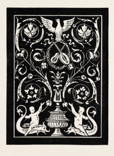 DESIGN FOR PANEL, ENGRAVING 1882