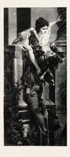 ROMEO AND JULIET, ENGRAVING 1882