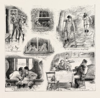 MEMORIES OF A WALKING TOUR, ENGRAVING 1879