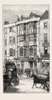 THE SO CALLED SHAKESPEARE'S HOUSE IN ALDERSGATE STREET ABOUT TO BE DEMOLISHED, LONDON, UK, britain,