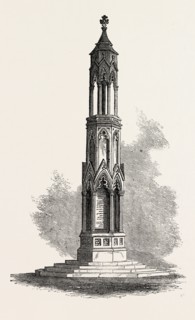 MONUMENT TO THE LATE SIR EARDLEY WILMOT, BART., 1851 engraving