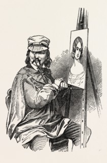 MR. JOHN PARRY, THE ARTIST, 1851 engraving