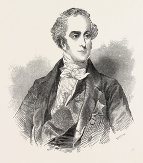 HIS GRACE THE LATE DUKE OF NEWCASTLE, K.G., UK, 1851 engraving