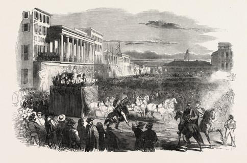 PROCESSION AT SAN FRANCISCO, IN CELEBRATION OF THE ADMISSION OF CALIFORNIA INTO THE AMERICAN UNION,
