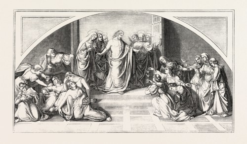 THE PARABLE OF THE WISE AND FOOLISH VIRGINS, PAINTED BY F.G. SCHADOW, FRIEDRICH WILHELM VON