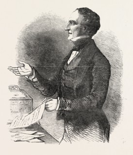THE CHANCELLOR OF THE EXCHEQUER, (RIGHT HON. SIR CHARLES WOOD) INTRODUCING THE BUDGET IN THE HOUSE