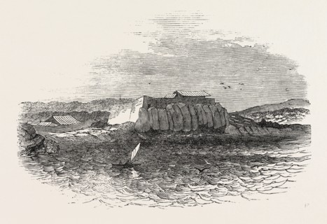 DR. BETTELHEIM'S RESIDENCE, FROM NAPA ROADS, LOO CHOO, CHINESE SEAS, LOO-CHOO ISLANDS, RYUKYU