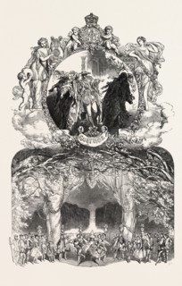 OPENING OF HER MAJESTY'S THEATRE: SCENE FROM THE NEW WATTEAU BALLET OF L'ILE DES AMOURS, UK, 1851