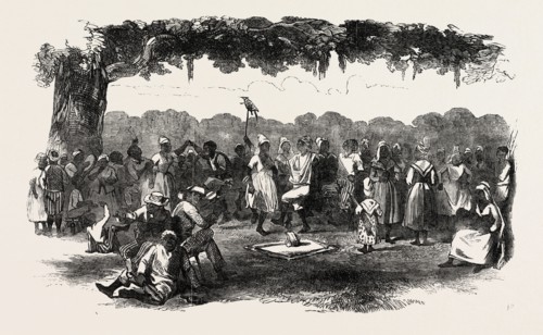 SCENE FROM MR. HENRY RUSSELL'S NEW ENTERTAINMENT, AT THE OLYMPIC THEATRE, LONDON, UK, 1851