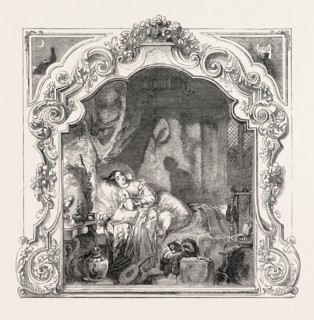 A SUBJECT FROM THE SLEEPING PALACE, APPROACH OF THE FAIRY PRINCE PAINTED BY ALFRED JOSEPH
