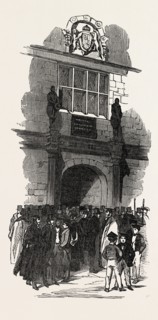 TERCENTENARY OF SHREWSBURY SCHOOL, UK, 1851 engraving