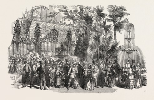 VISIT OF THE COLONIZATION LOAN SOCIETY'S EMIGRANTS TO THE GREAT EXHIBITION, CRYSTAL PALACE, HYDE