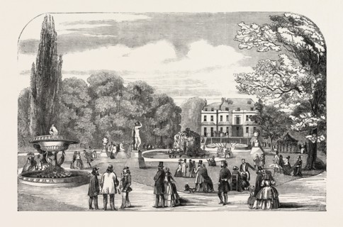 M. SOYER'S SYMPOSIUM OF ALL NATIONS, GORE HOUSE, KENSINGTON, THE GARDENS, LONDON, UK, 1851