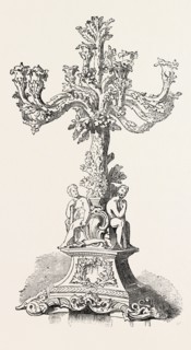 CENTREPIECE, BY SMITH AND NICHOLSON, 1851 engraving