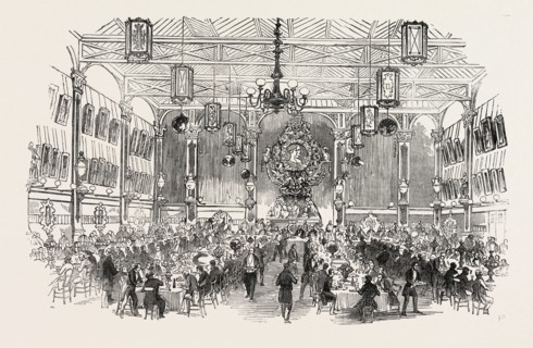 THE METROPOLITAN SANITARY ASSOCIATION DINNER, AT SOYER'S SYMPOSIUM, GORE HOUSE, KENSINGTON, LONDON,