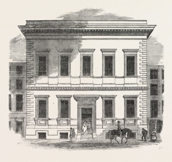 THE NEW MUSEUM OF PRACTICAL GEOLOGY, JERMYN STREET, LONDON, UK, 1851 engraving