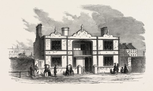 THE GREAT EXHIBITION, LONDON, UK: MODEL HOUSES FOR THE WORKING CLASSES: PRINCE ALBERT'S MODEL