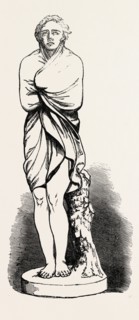 THE WANDERER BY J.H. FOLEY, 1851 engraving