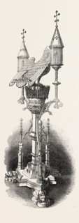 LECTERN, BY COTTERELL, 1851 engraving