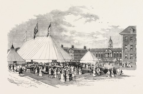 GRAND MUSICAL FESTIVAL AND FANCY FAIR IN THE GARDENS OF CHELSEA COLLEGE, IN AID OF THE CONSUMPTION