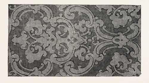 DAMASK, BY HOADLEY AND PRIDIE, 1851 engraving