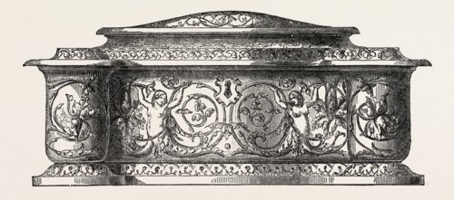 JEWEL CASKET, BY JENNENS AND BETTRIDGE, 1851 engraving