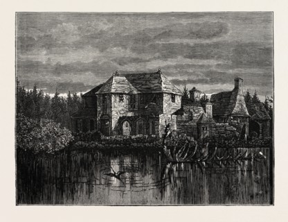 WALSINGHAM HOUSE, BERMUDA, 1873 engraving