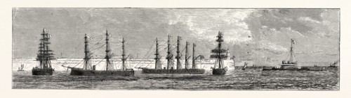 INAUGURATION OF THE HOLYHEAD BREAKWATER AND HARBOUR OF REFUGE BY H.R.H. THE PRINCE OF WALES: FLEET