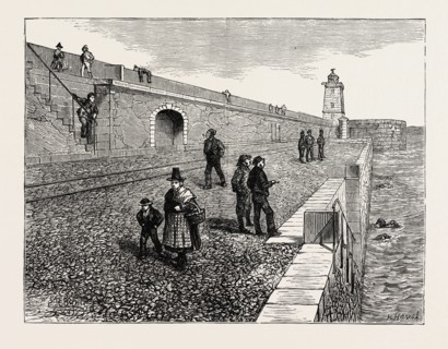 INAUGURATION OF THE HOLYHEAD BREAKWATER AND HARBOUR OF REFUGE BY H.R.H. THE PRINCE OF WALES: