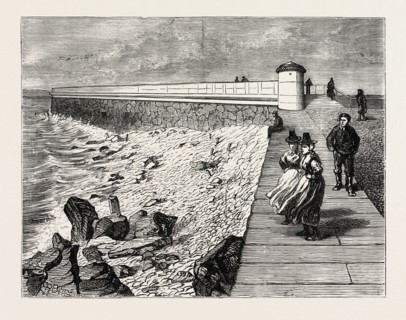 INAUGURATION OF THE HOLYHEAD BREAKWATER AND HARBOUR OF REFUGE BY H.R.H. THE PRINCE OF WALES: SHORE