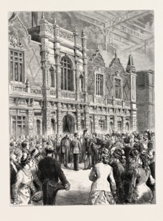 OPENING OF THE PARIS EXHIBITION â€î PRESENTATION OF THE BRITISH COMMISSION TO MARSHAL MACMAHON,