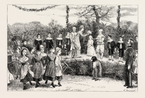 CROWNING THE MAY QUEEN