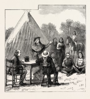 THE WAR WITH THE SIOUX INDIANS, AMERICA, USA, US
