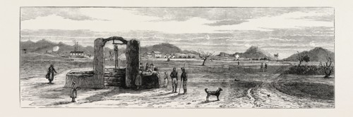 THE CARTAGENA INSURRECTION, SPAIN: GENERAL VIEW OF THE BOMBARDMENT, FROM THE BESIEGERS' CAMP, 1873