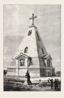 THE DUKE OF EDINBURGH IN THE CRIMEA: RUSSIAN MONUMENT TO 100000 SOLDIERS AT SEBASTOPOL, 1873
