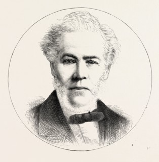 MR. ALDERMAN LUSK, M.P., THE NEW LORD MAYOR, 1873 engraving