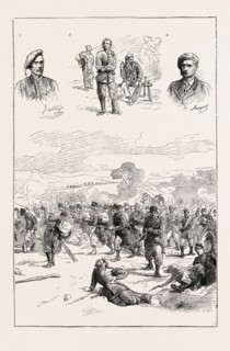 THE CARLIST WAR IN SPAIN: 1. The Carlist Chief Fontova. 2. Carlist Officers. 3. The Carlist Chief