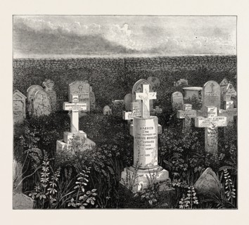 THE DUKE OF EDINBURGH'S VISIT TO THE CRIMEA: THE ENGLISH BURIAL GROUND, CATHCART'S HILL, UKRAINE,