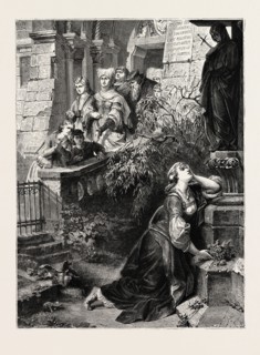 MARGARET BEFORE THE IMAGE OF THE MATER DOLOROSA: A SCENE FROM GOETHE'S FAUST, GOETHE, 1873