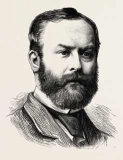 CAPTAIN ARTHUR DIVETT HAYTER, NEW M.P. FOR BATH, UK, 1873 engraving
