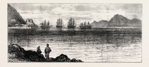 THE CIVIL WAR IN SPAIN: H.M.S. TRIUMPH AND SWIFTSURE CONVOYING THE INTRANSIGENTE VESSELS VITTORIA